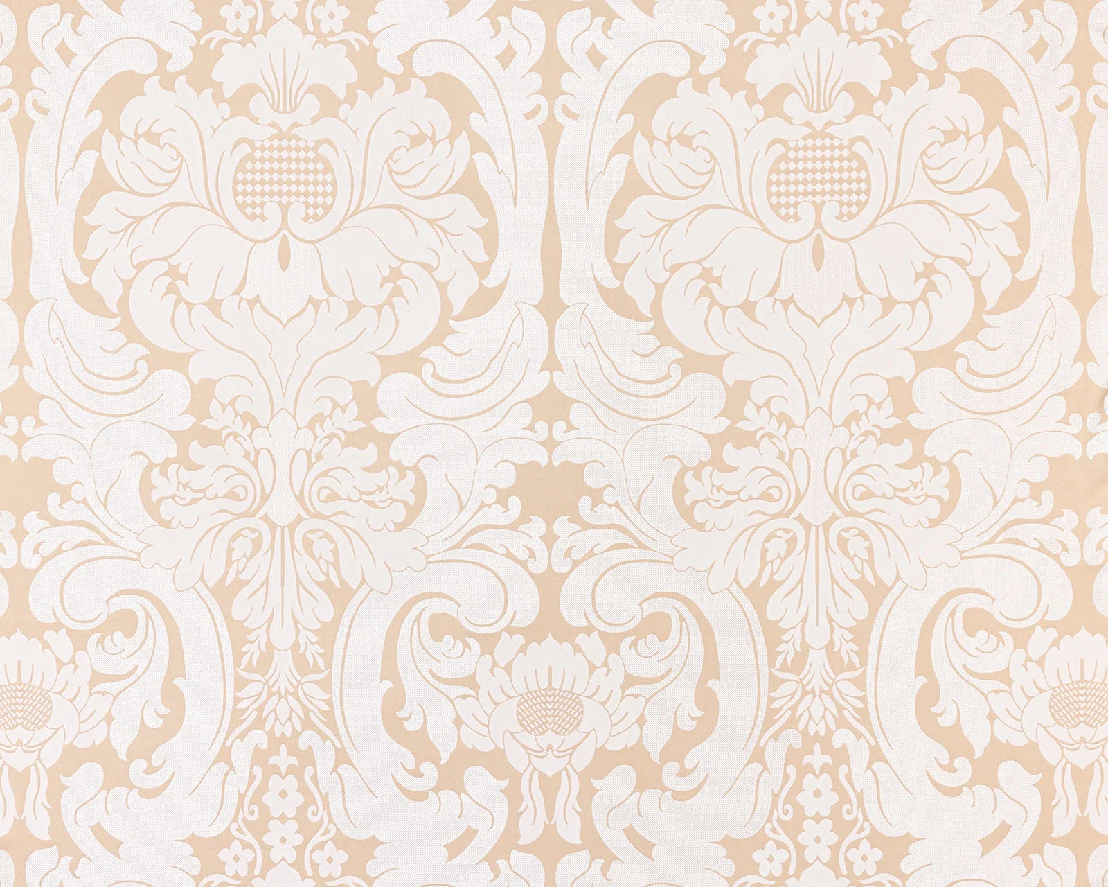 Pierre Frey Large French Damask Silk - Oyster Natural