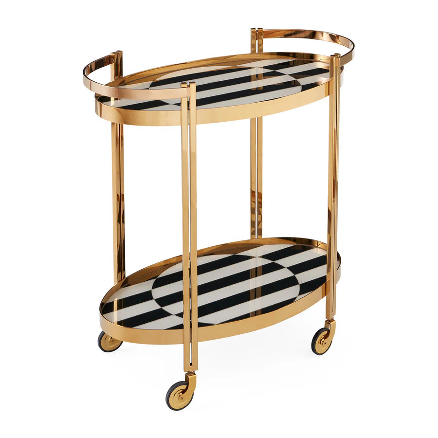 Jonathan Adler | Op Art Bar Cart