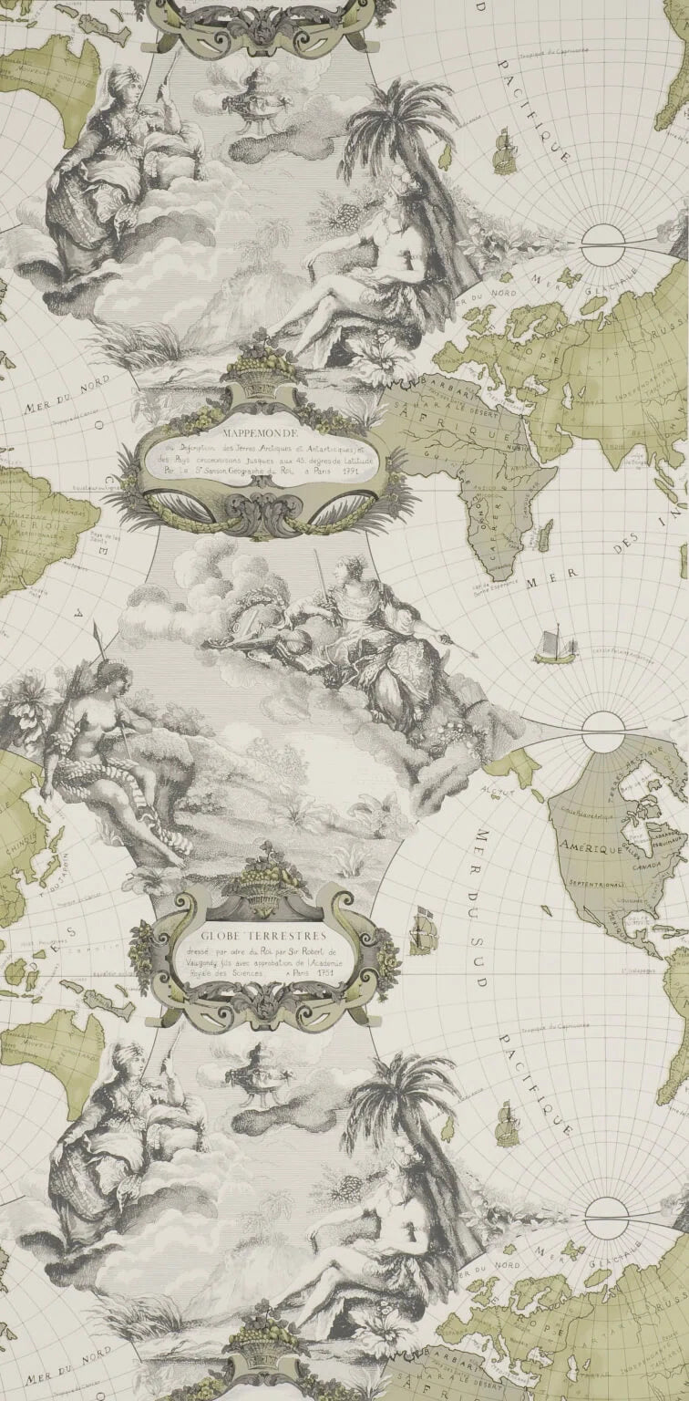 Pierre Frey Planisphere - Gray