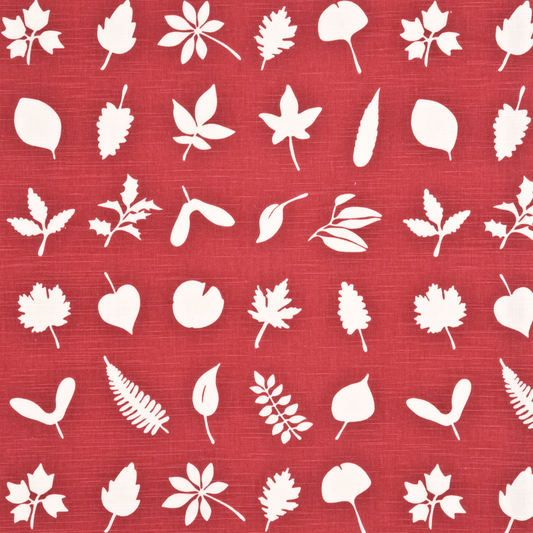 Baker Lifestyle | Tumbling Leaves fabric - Red