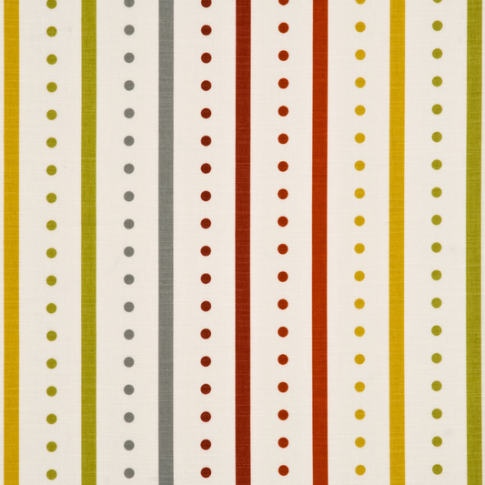 Baker Lifestyle | Opera Stripe fabric - Red/Gold