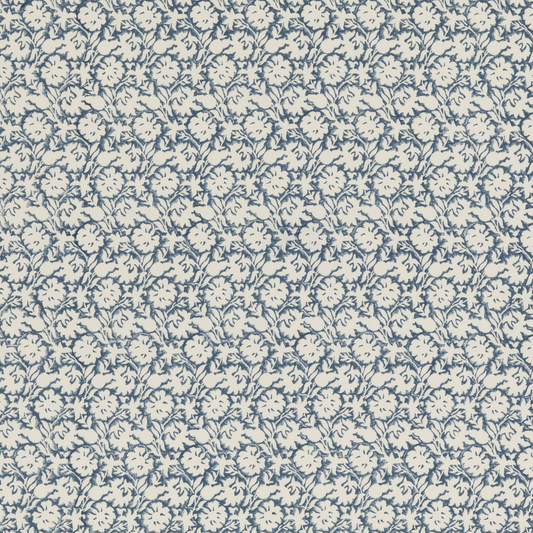 Baker Lifestyle | Flower Press fabric - Indigo