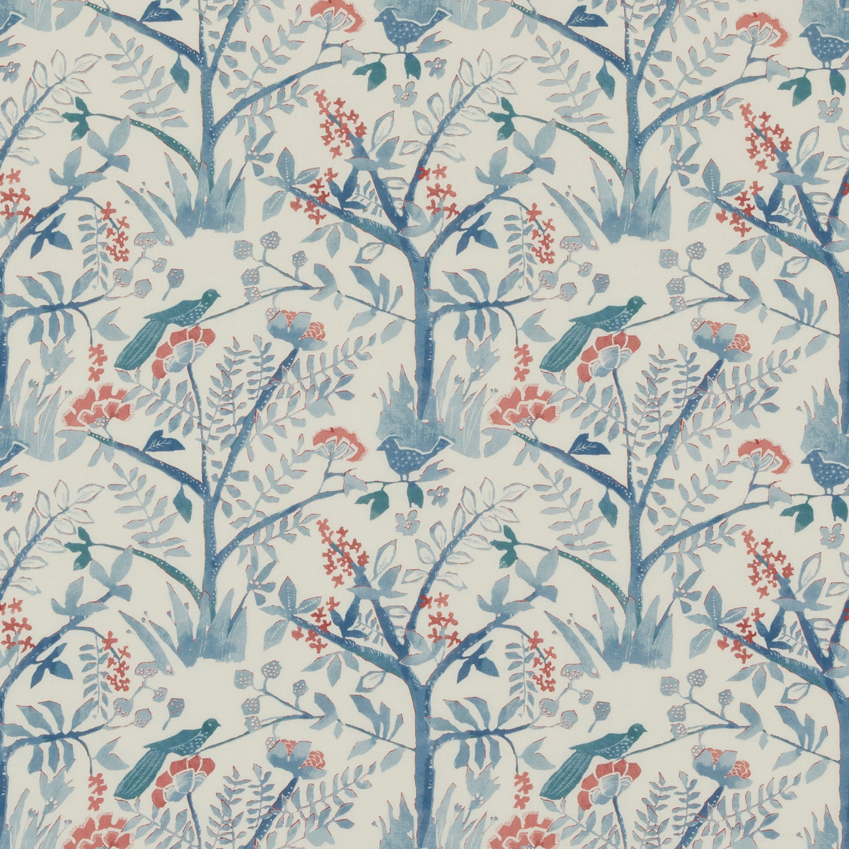 Baker Lifestyle | Lulworth fabric - Blue/Red