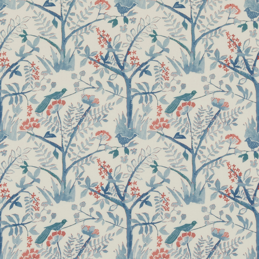 Baker Lifestyle | Lulworth fabric - Blue/Red