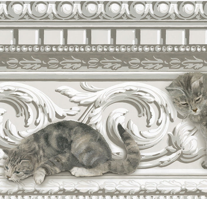 Cole & Son Paddy & Louis Border wallpaper - Linen