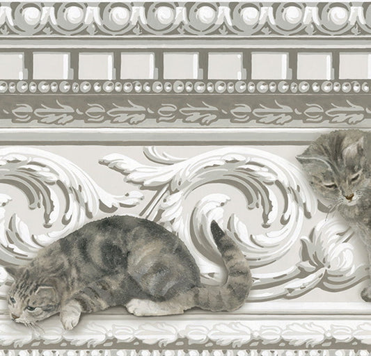 Cole & Son Paddy & Louis Border wallpaper - Linen