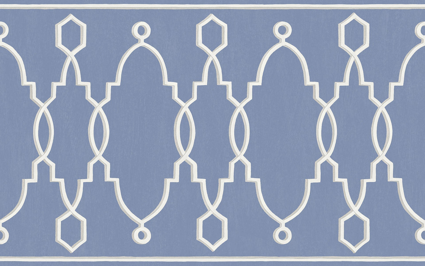 Cole & Son Parterre Border - Hyacinth Blue