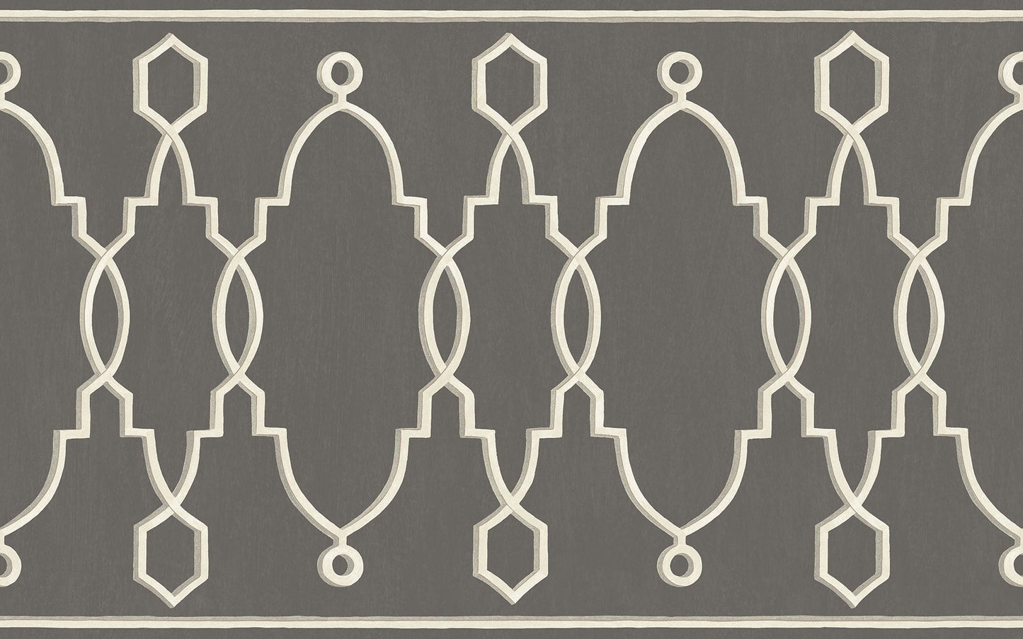 Cole & Son Parterre Border - Soot