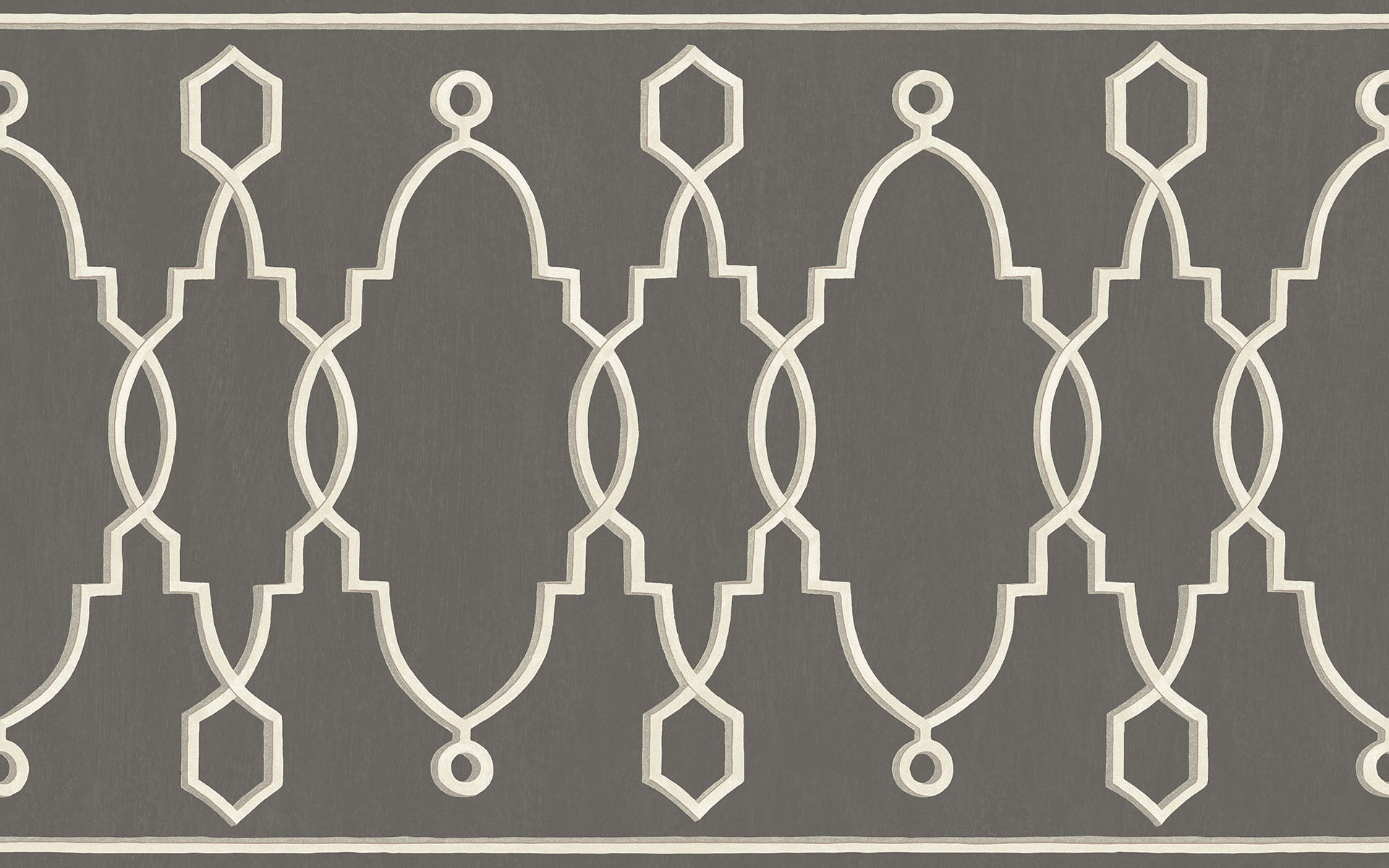Cole & Son Parterre Border - Soot