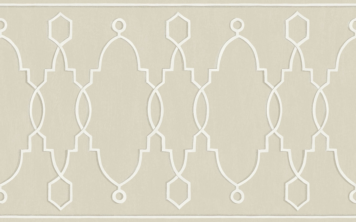 Cole & Son Parterre Border - Stone