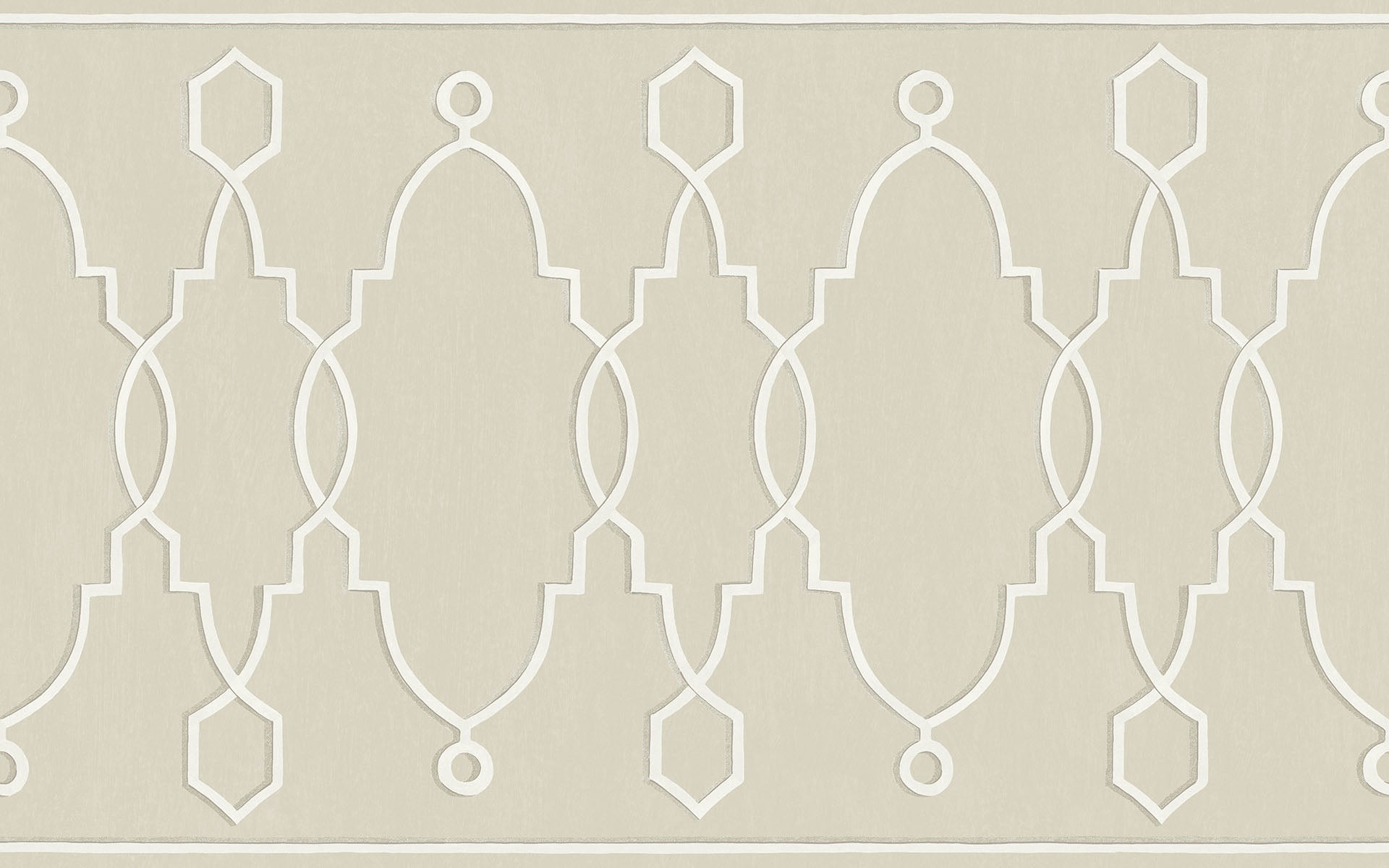 Cole & Son Parterre Border - Stone