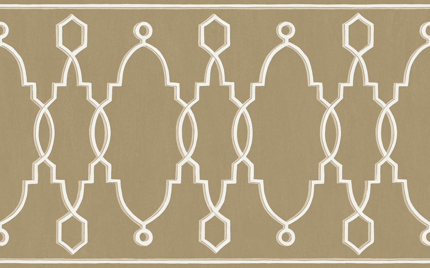 Cole & Son Parterre Border - Metallic Antique Gold