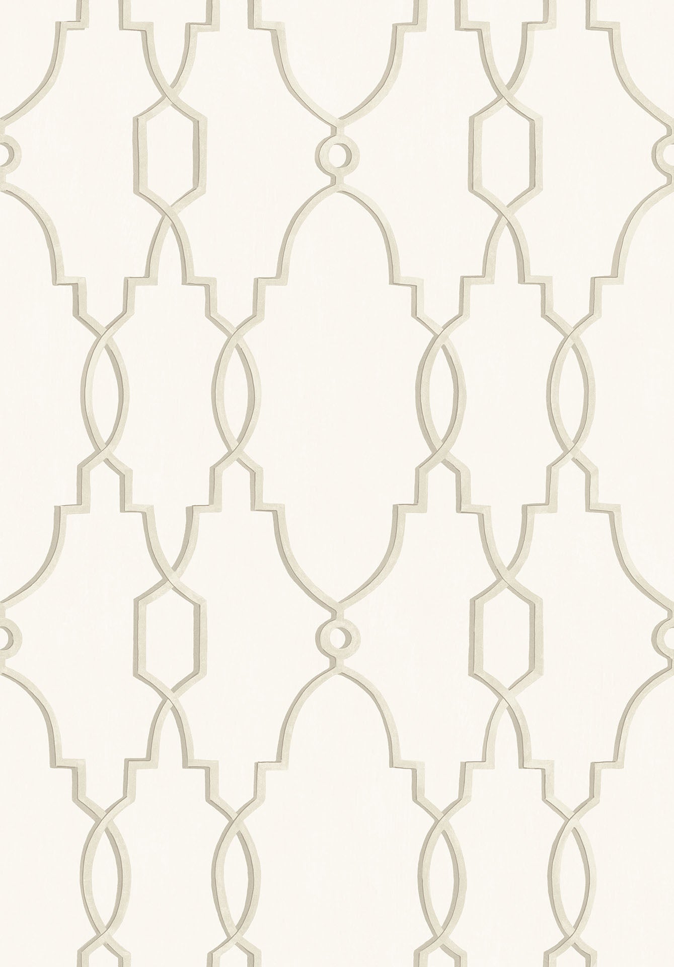 Cole & Son Parterre - Stone on White