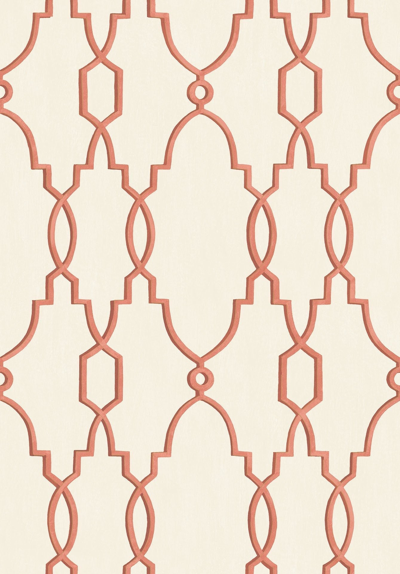 Cole & Son Parterre - Rouge on White
