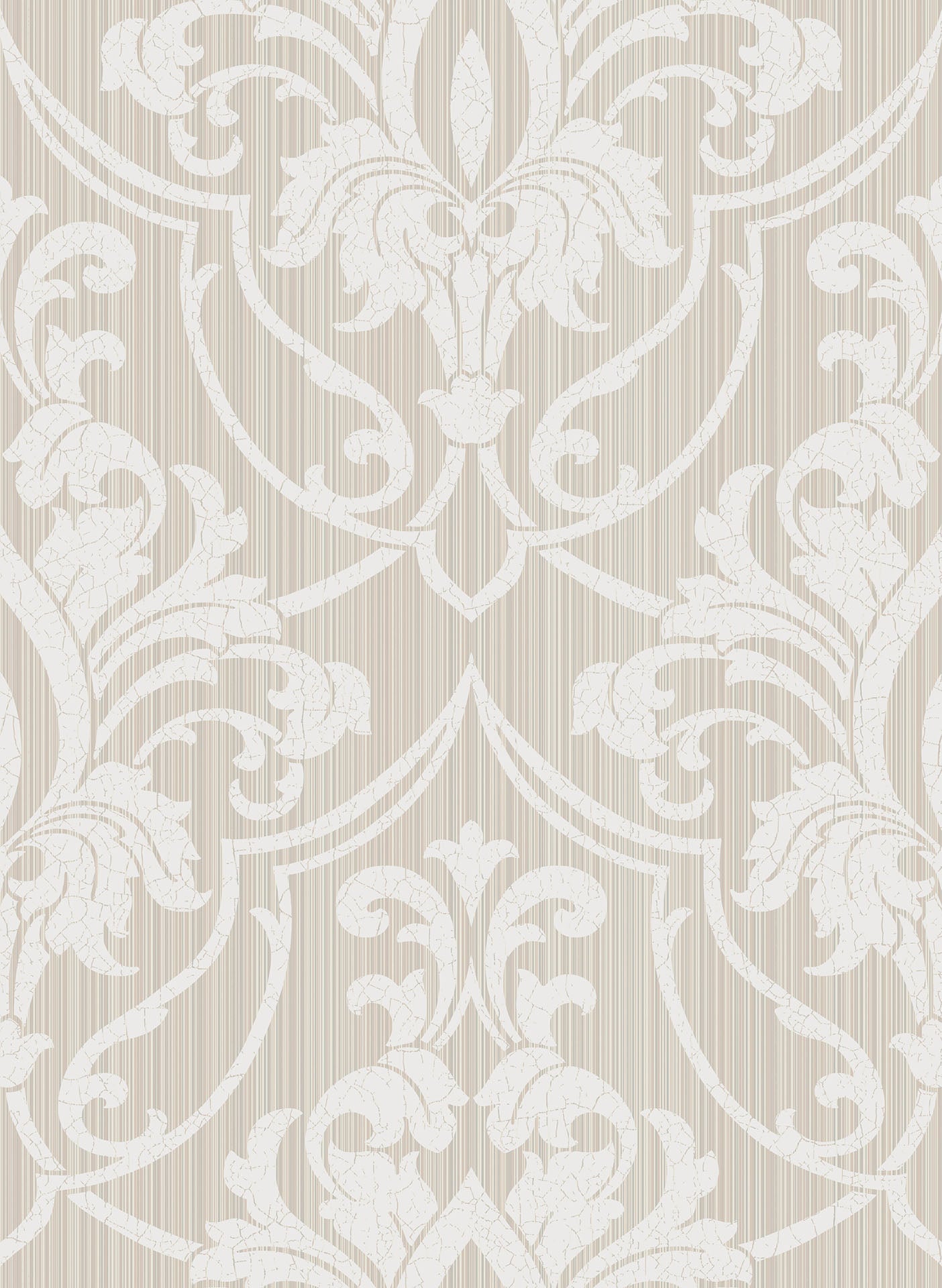 Cole & Son St Petersburg Damask - Chalk on Safari