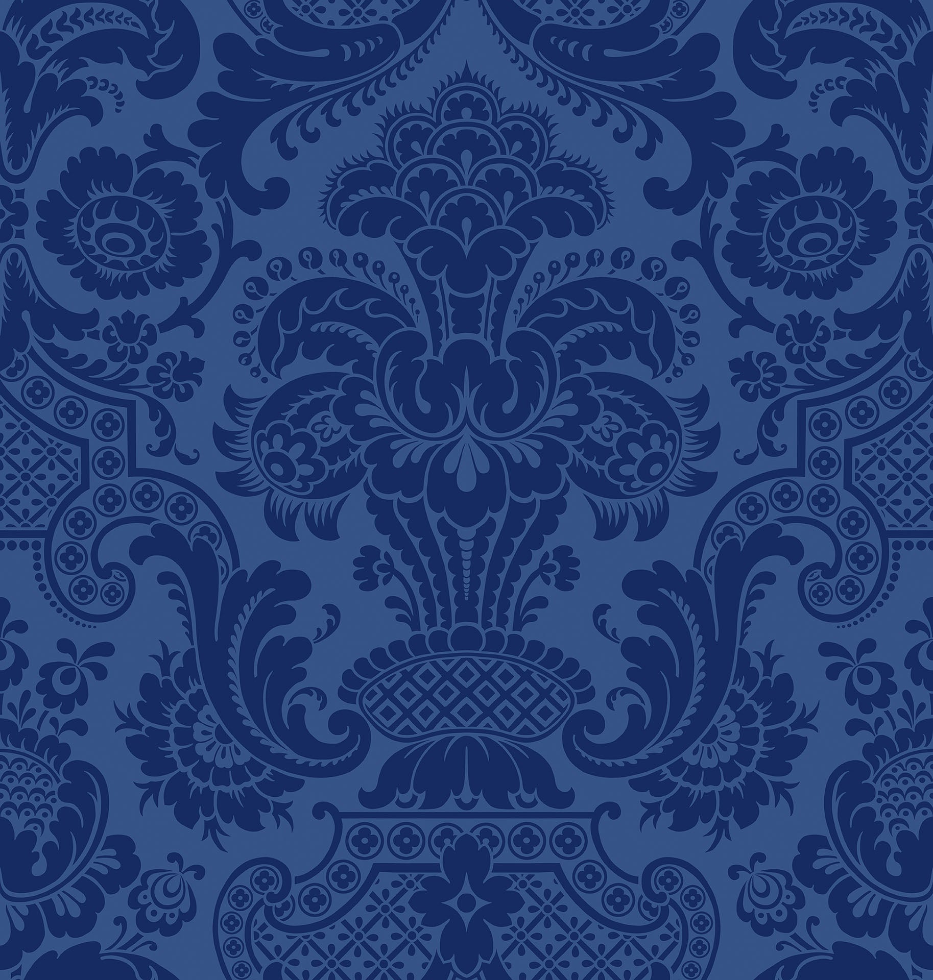 Cole & Son Petrouchka wallpaper - Hyacinth Blue