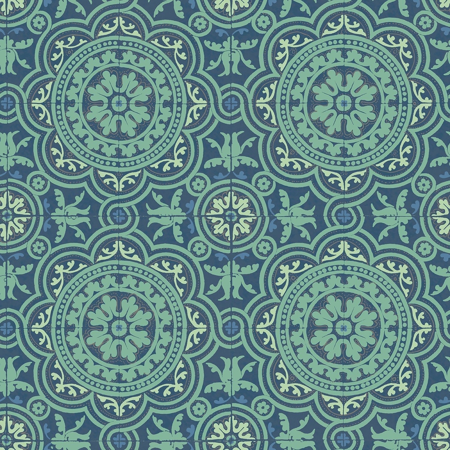 Cole & Son Piccadilly - Teal & Ink