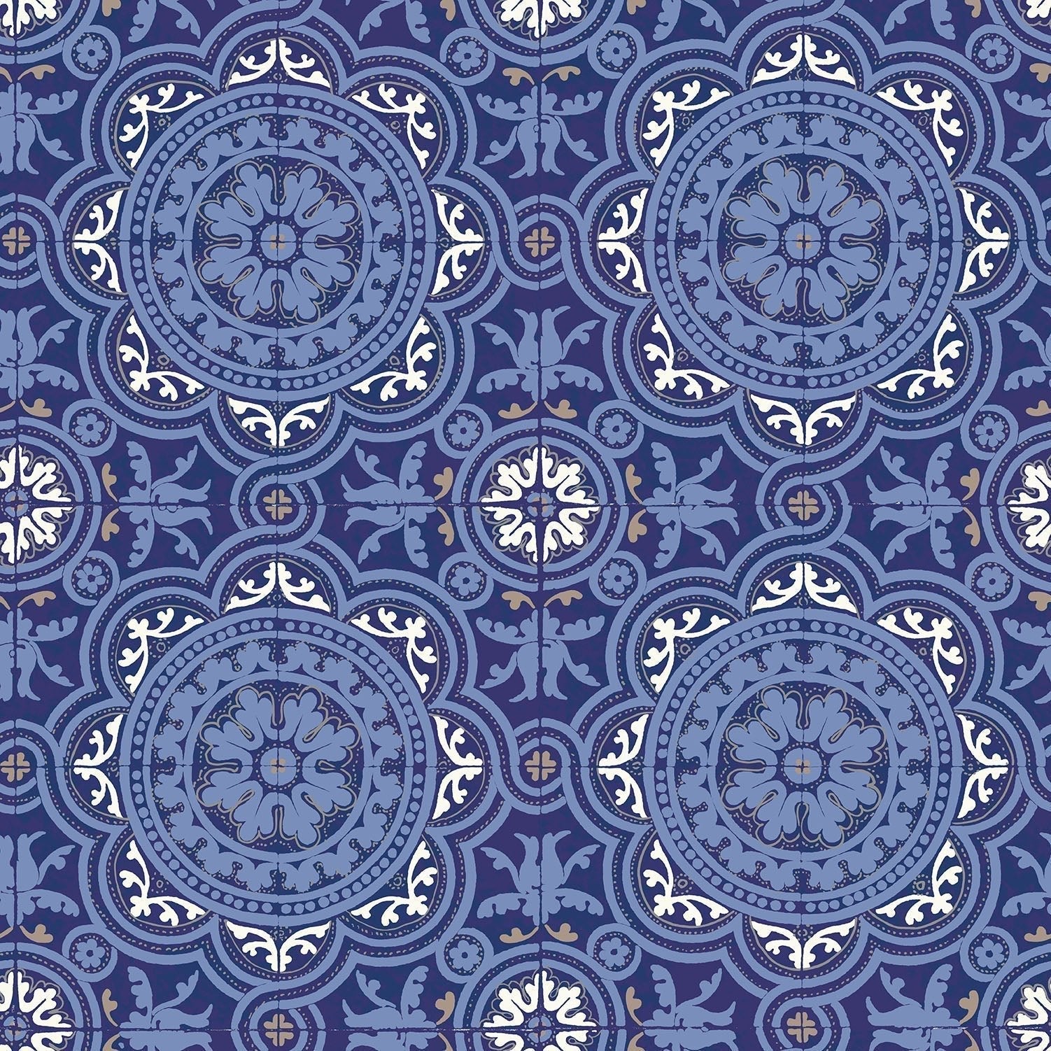 Cole & Son Piccadilly - Hyacinth Blue & Midnight