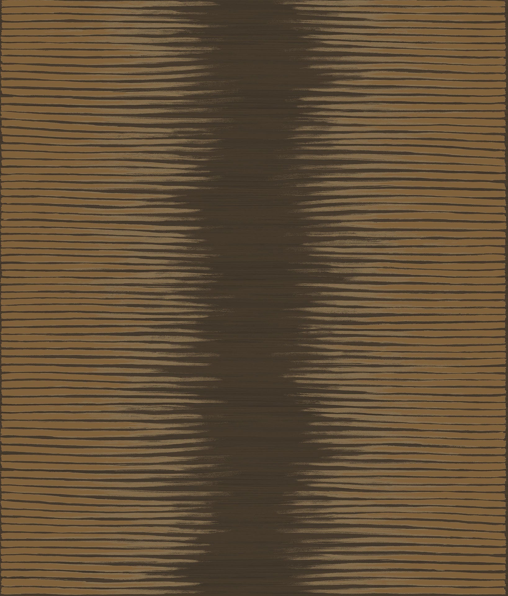 Cole & Son Plume - Metallic Bronze on Soot