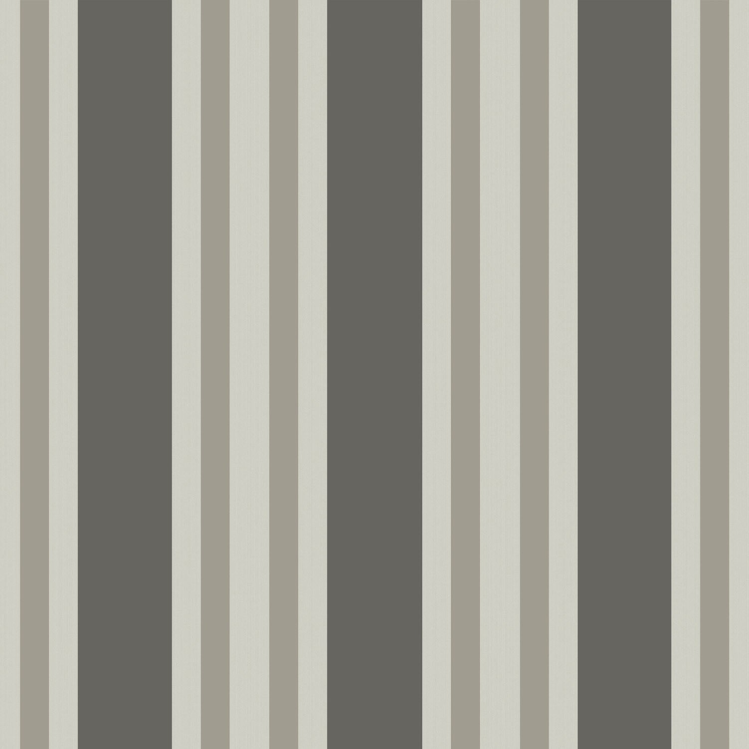 Cole & Son Polo Stripe wallpaper - Soot & Parchment