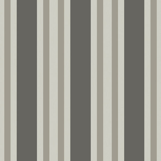 Cole & Son Polo Stripe wallpaper - Soot & Parchment