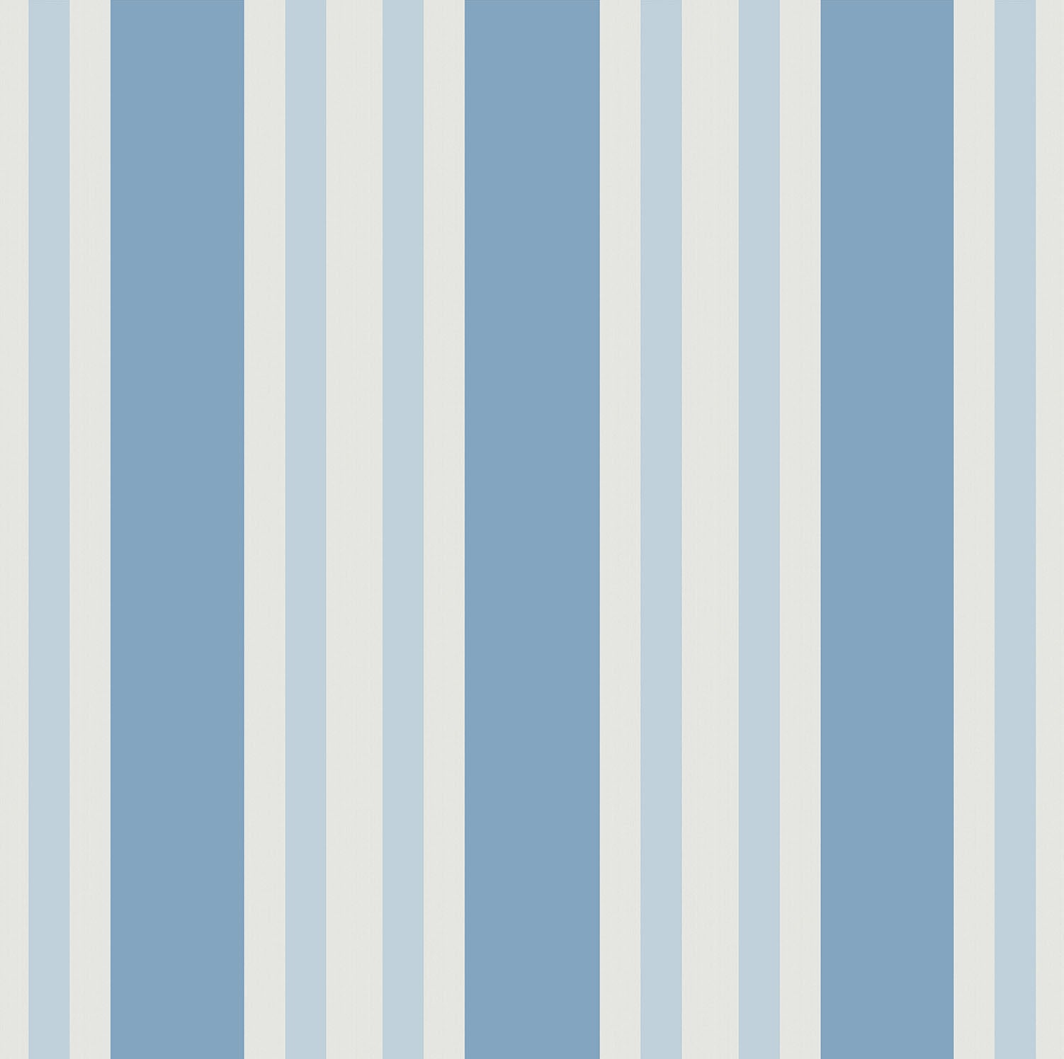 Cole & Son Polo Stripe - Hyacinth Blue & Cerulean