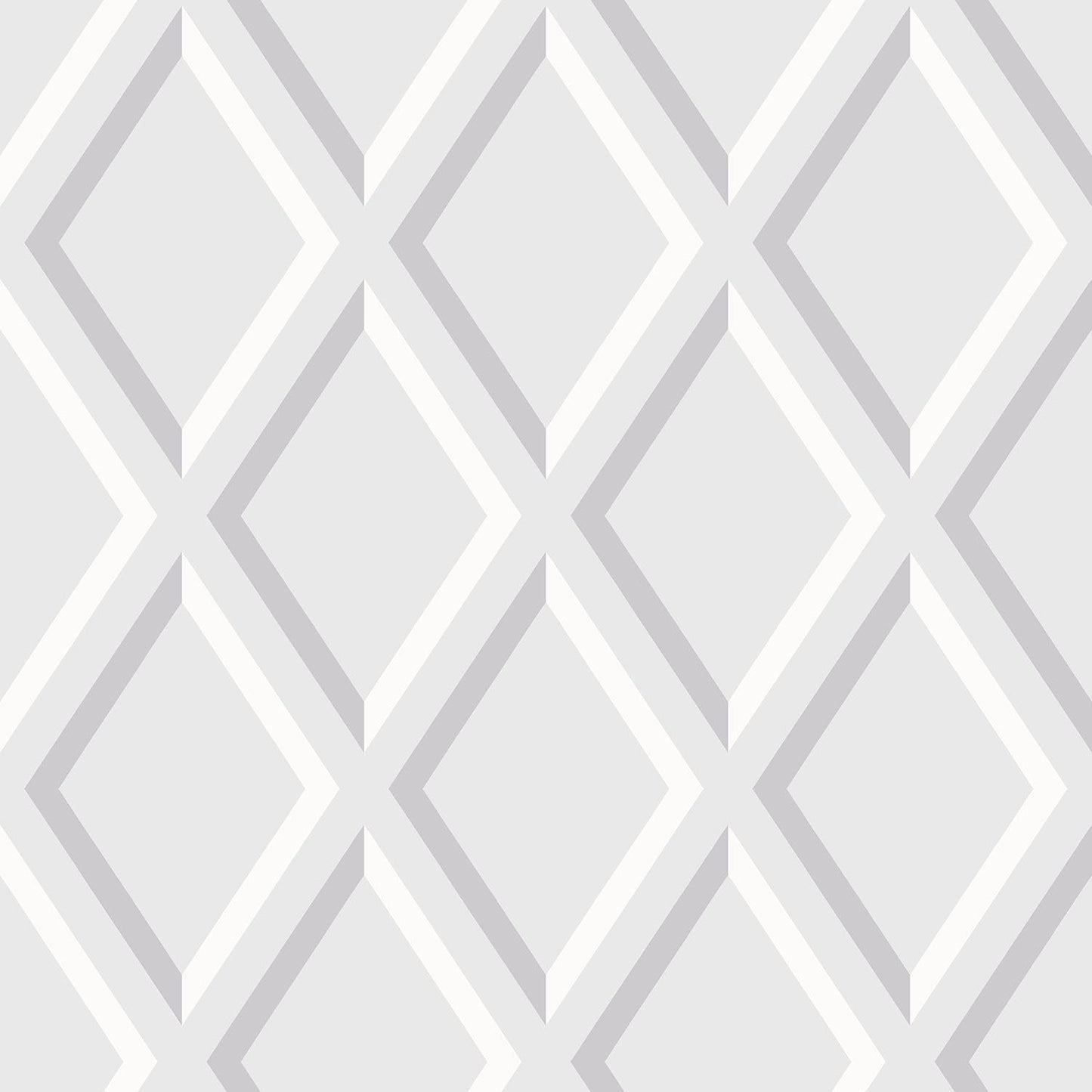Cole & Son Pompeian - Silver & White on Lilac Grey