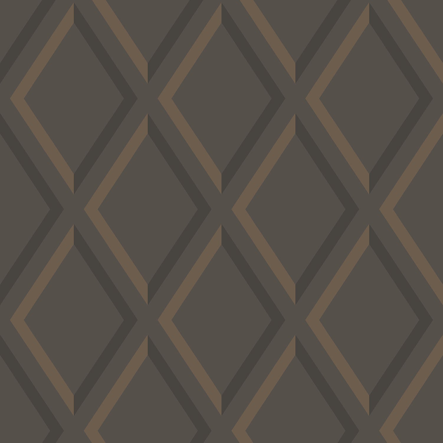 Cole & Son Pompeian - Dark Pewter & Bronze on Soot