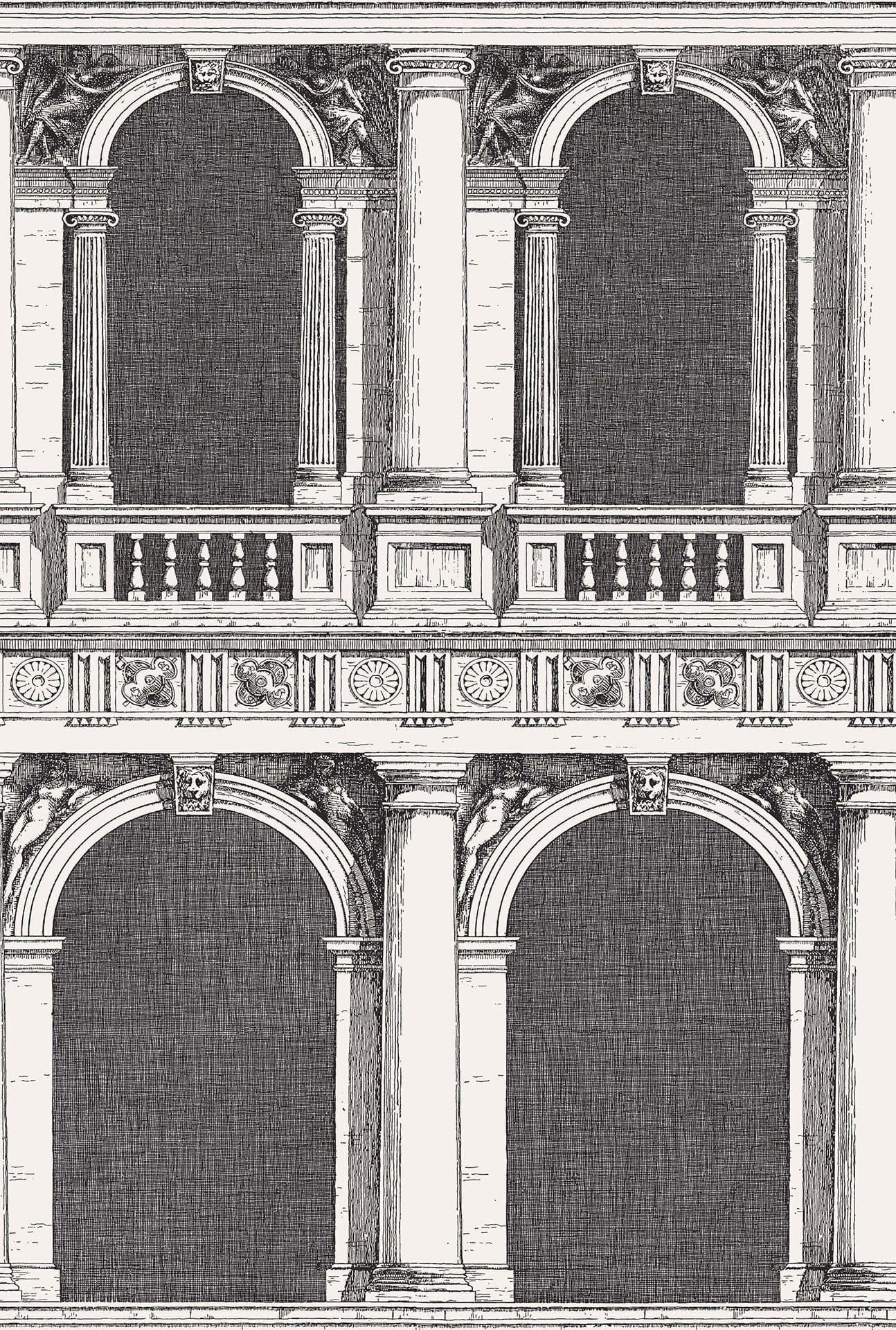 Cole & Son Procuratie wallpaper - Black & White