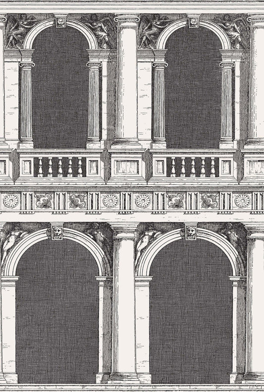 Cole & Son Procuratie wallpaper - Black & White