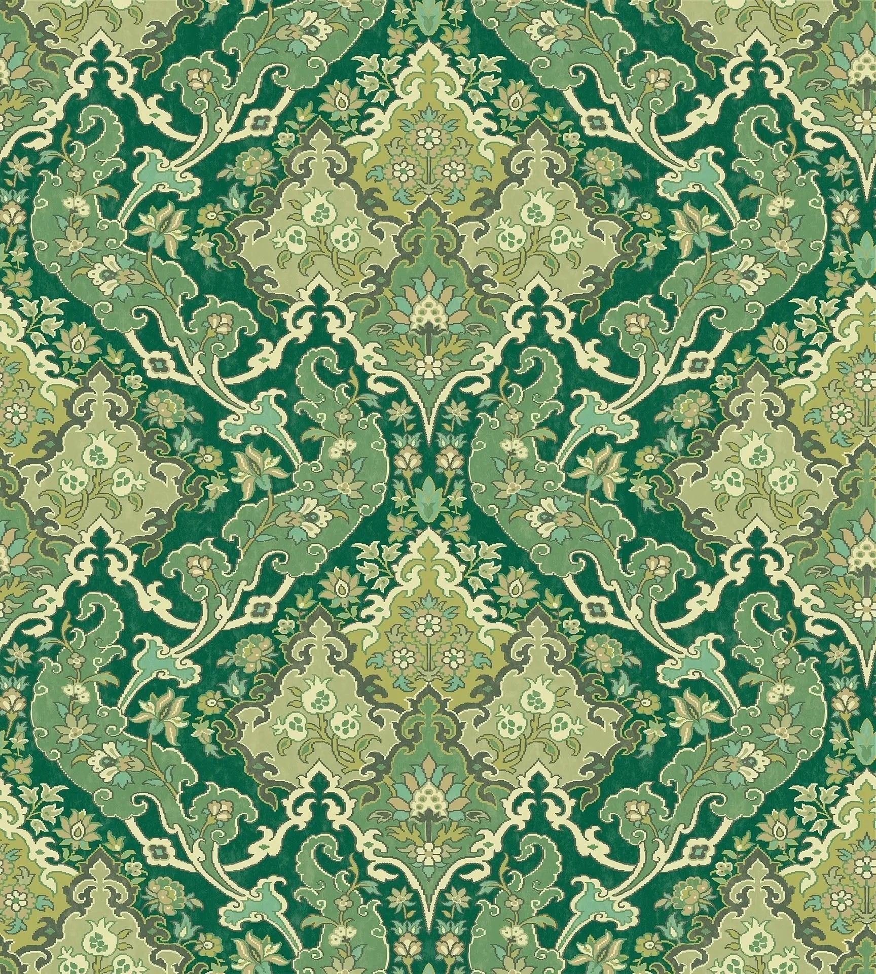 Cole & Son Pushkin - Green Multi