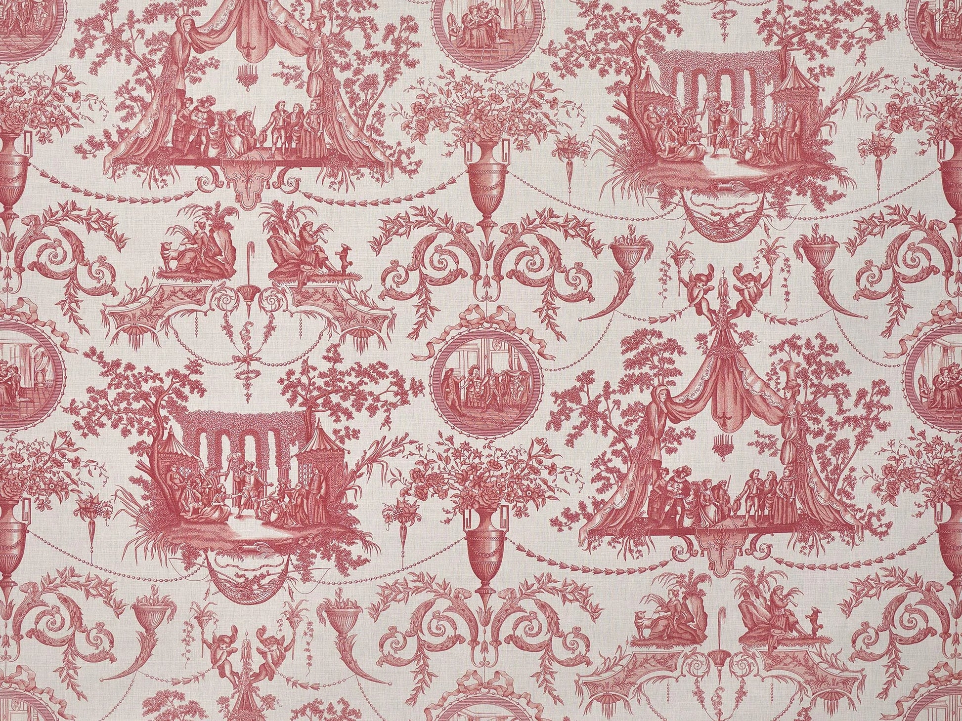Pierre Frey Mariage De Figaro - Corail