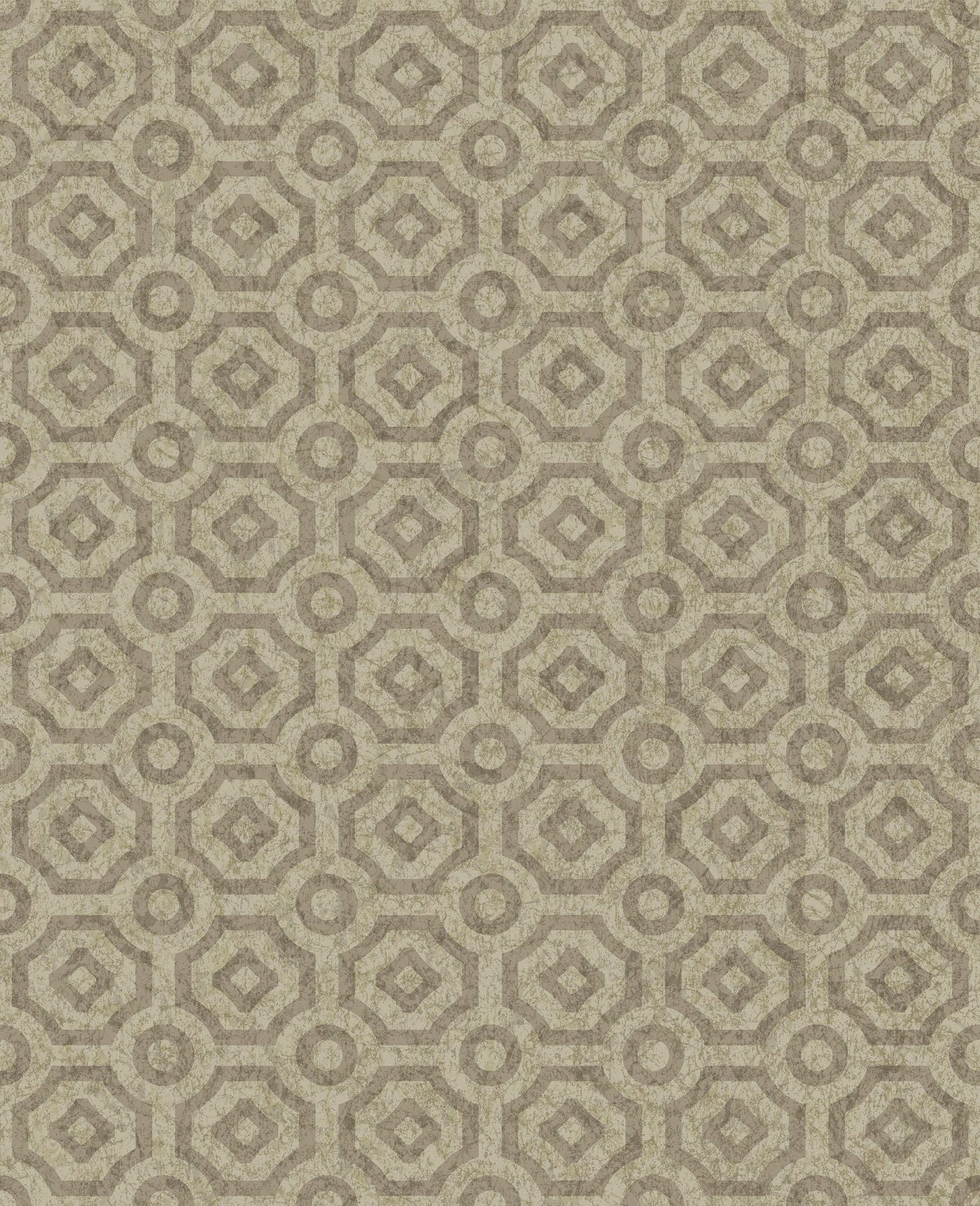 Cole & Son Queen's Quarter - Metallic Gilver