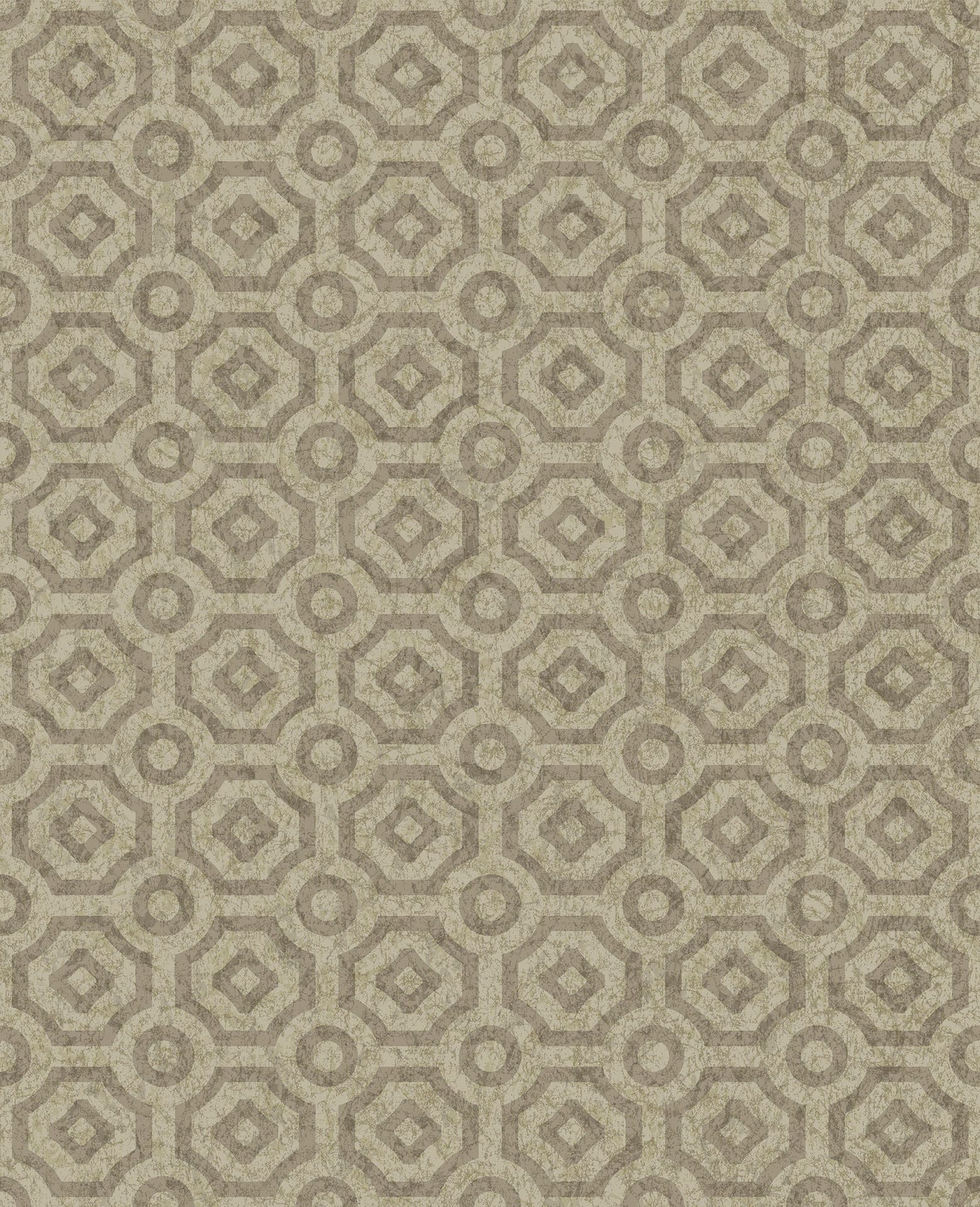 Cole & Son Queen's Quarter - Metallic Gilver