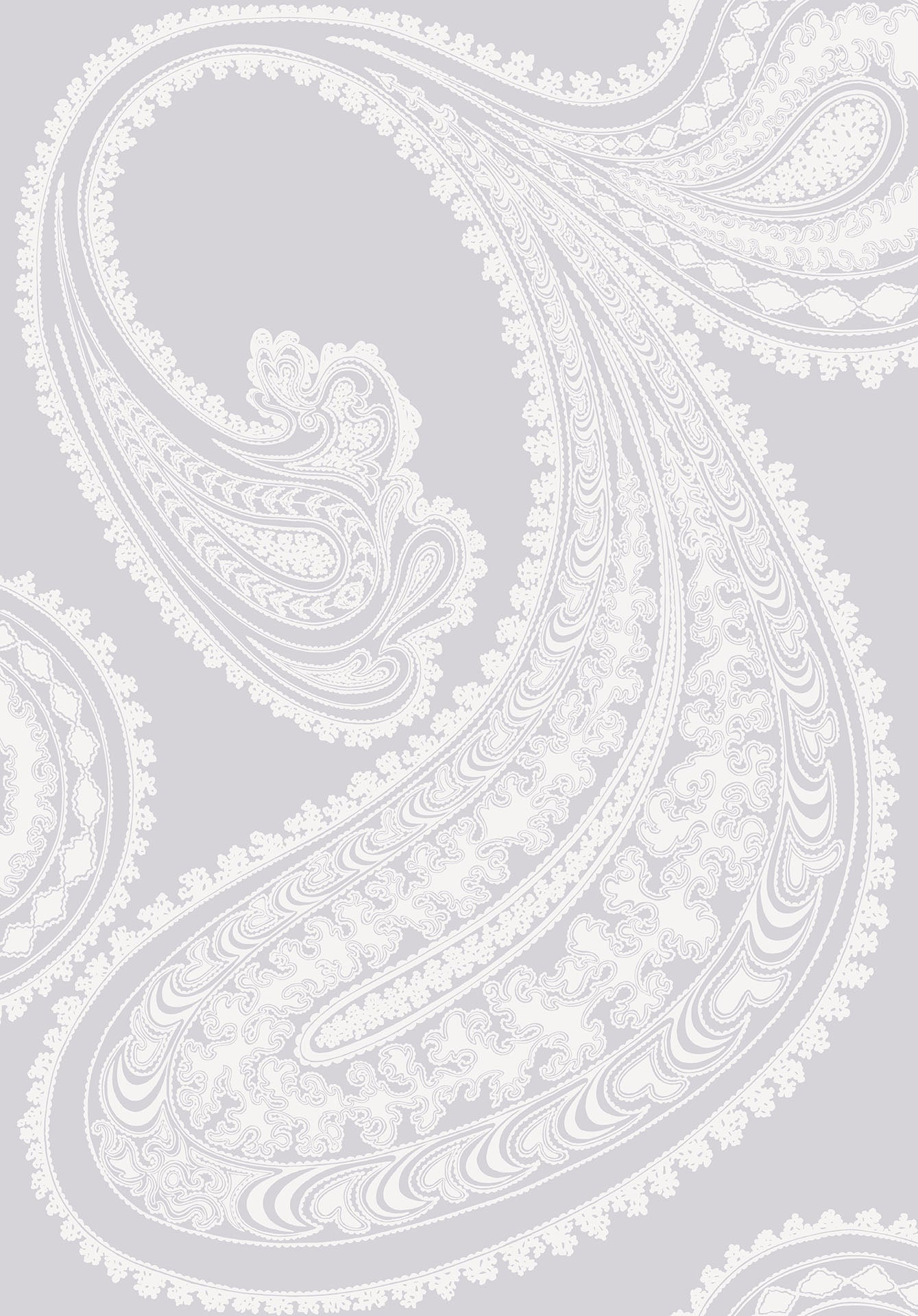 Cole & Son Rajapur - Chalk on Heath Grey