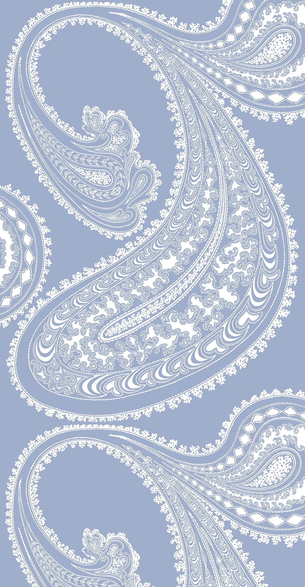 Cole & Son Rajapur - Chalk on Hyacinth Blue