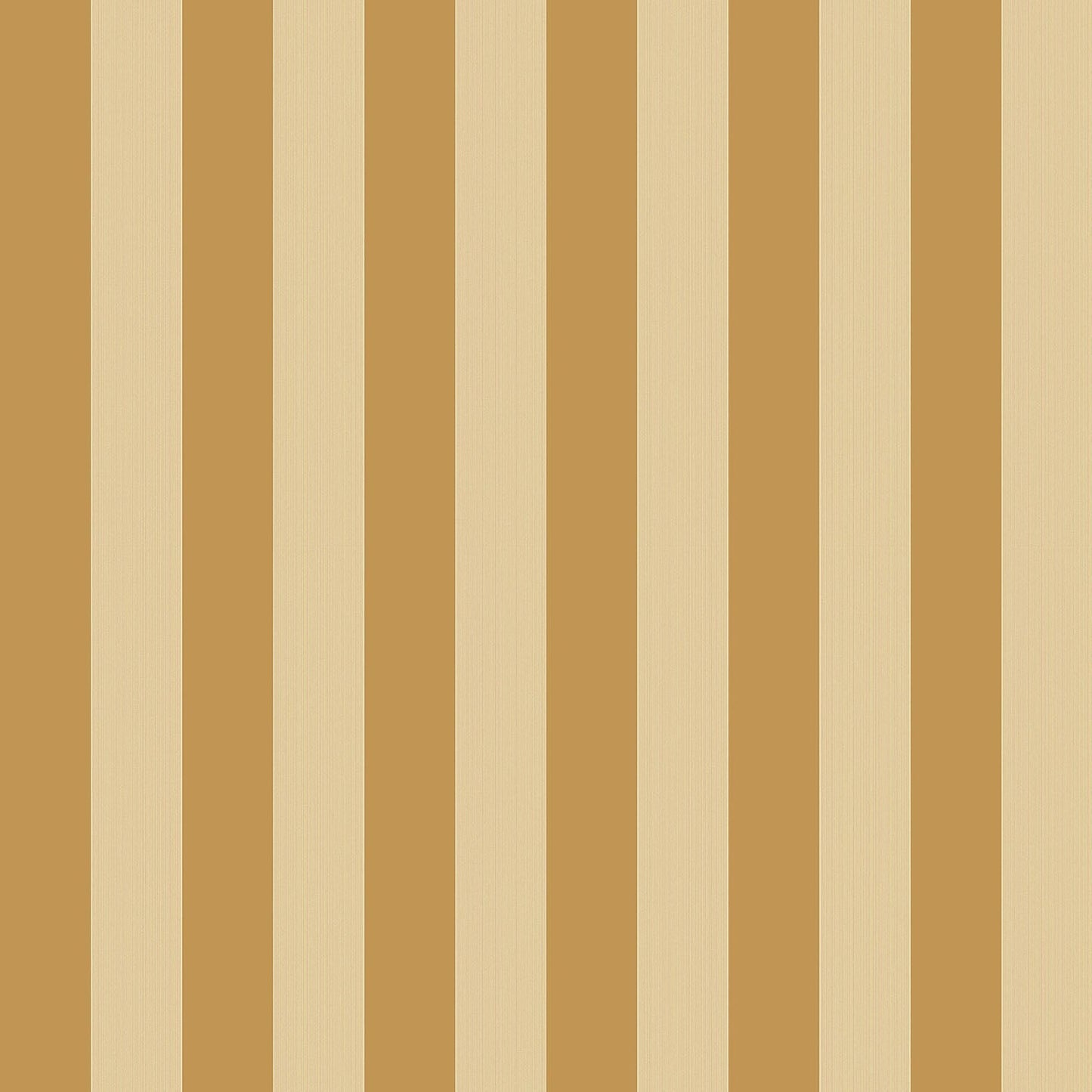 Cole & Son Regatta Stripe wallpaper - Ochre & Metallic Gold