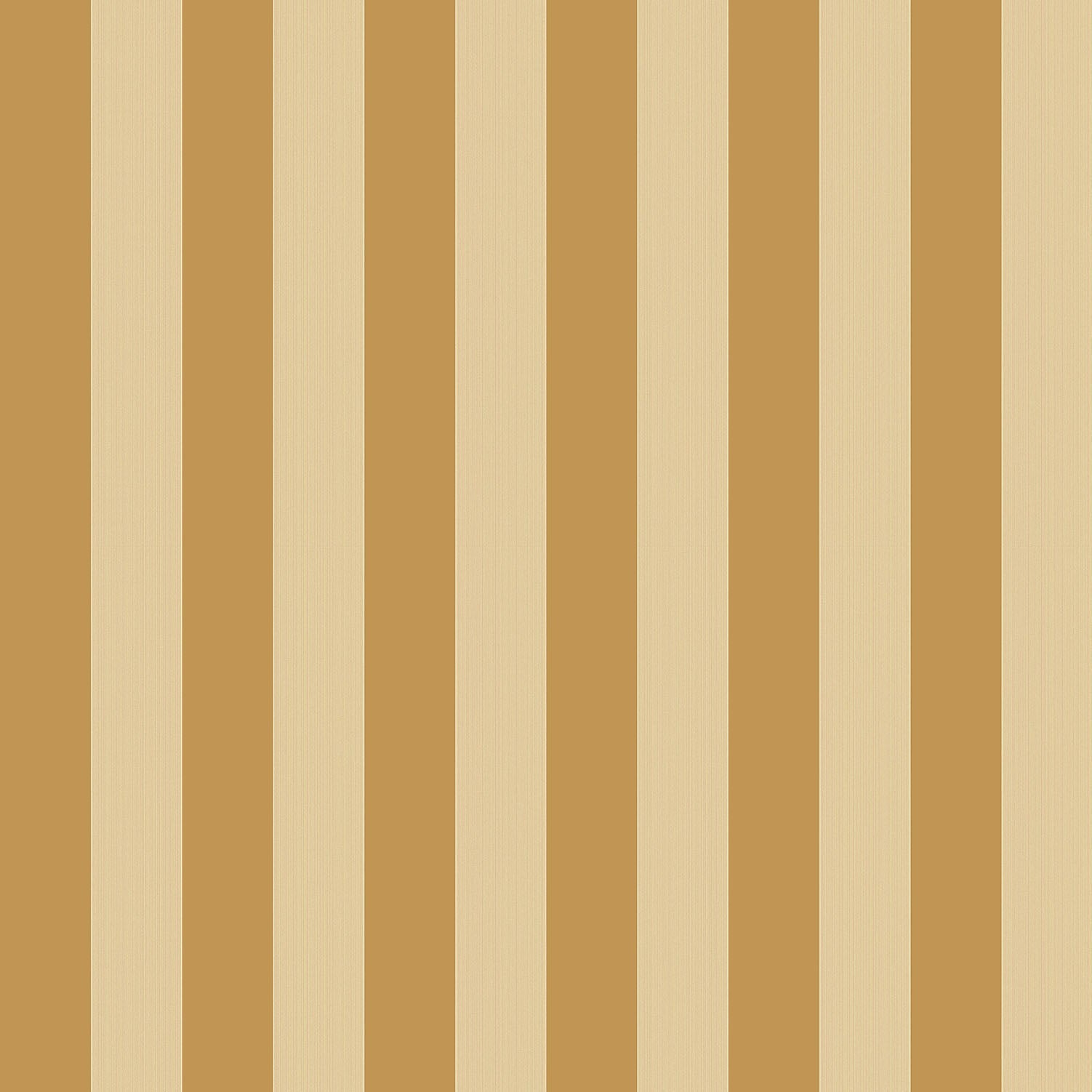 Cole & Son Regatta Stripe wallpaper - Ochre & Metallic Gold