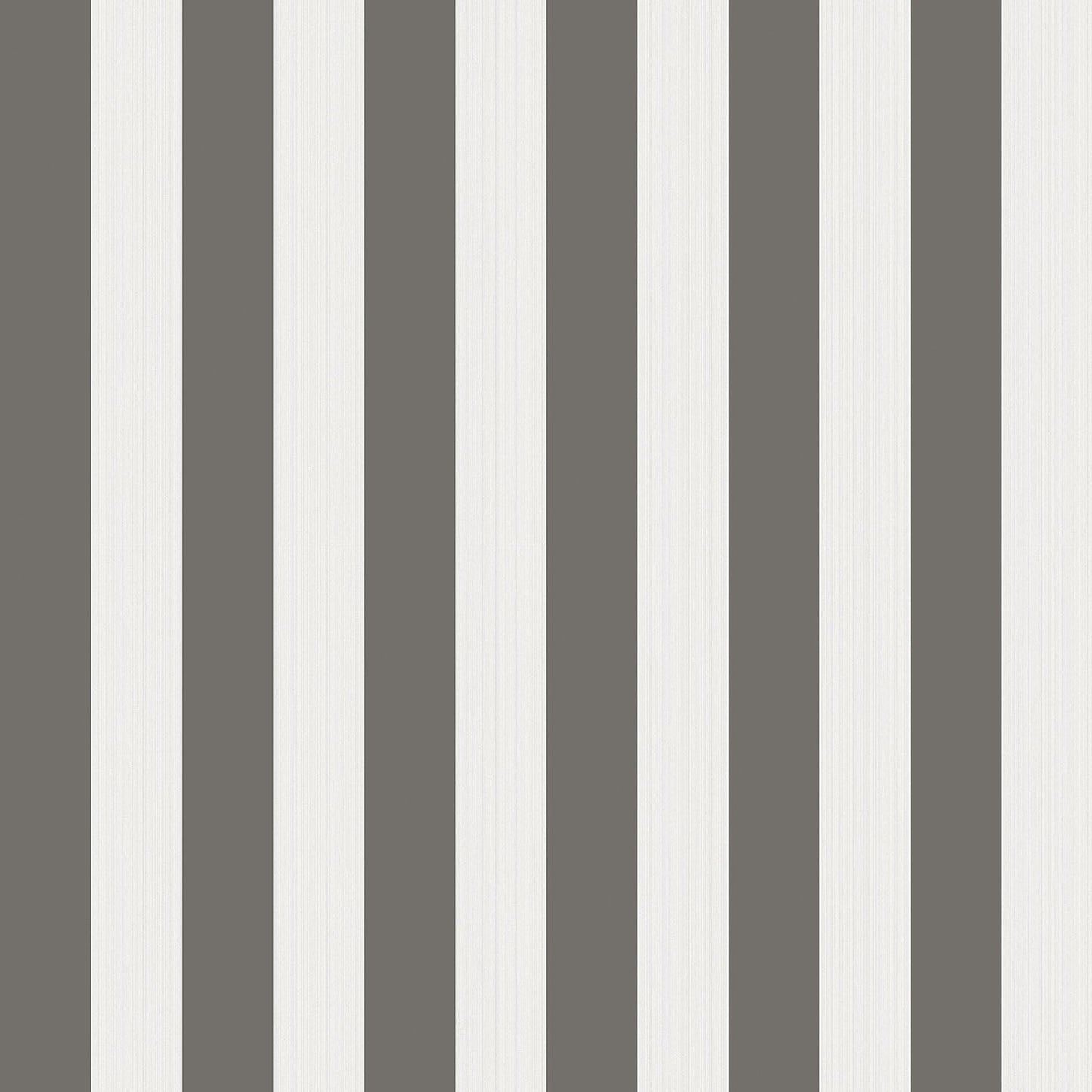Cole & Son Regatta Stripe - Soot & Snow