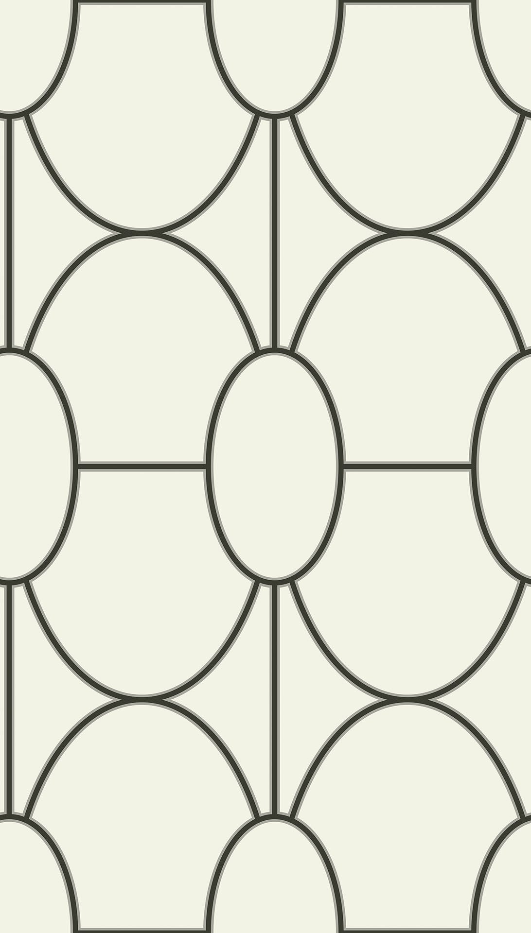 Cole & Son Riviera wallpaper - Black on White