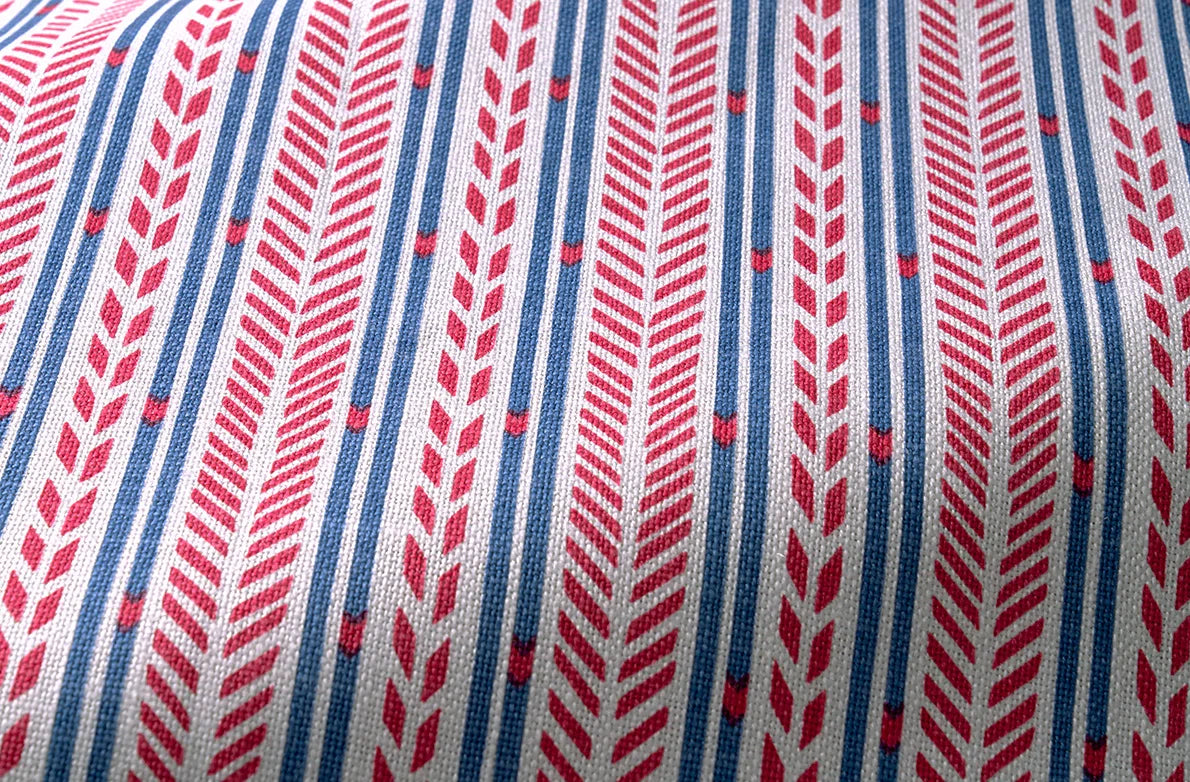 Pierre Frey Arrow stripe - Raspberry