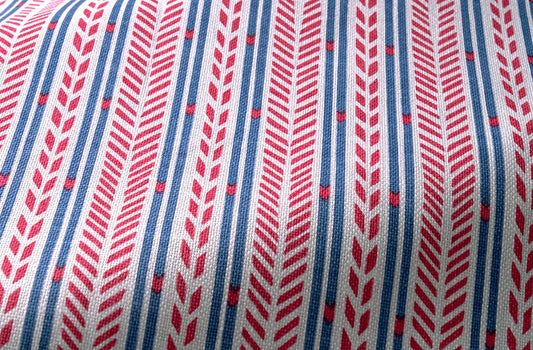 Pierre Frey Arrow stripe - Raspberry