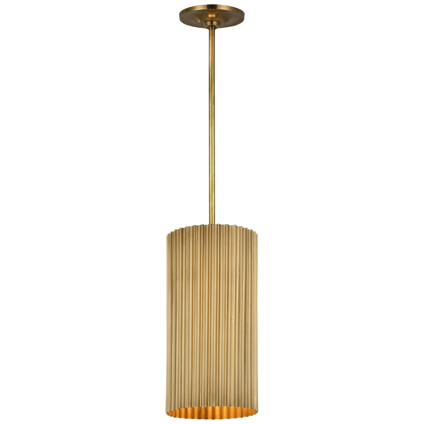 Visual Comfort | Marie Flanigan | Rivers Small Fluted Pendant