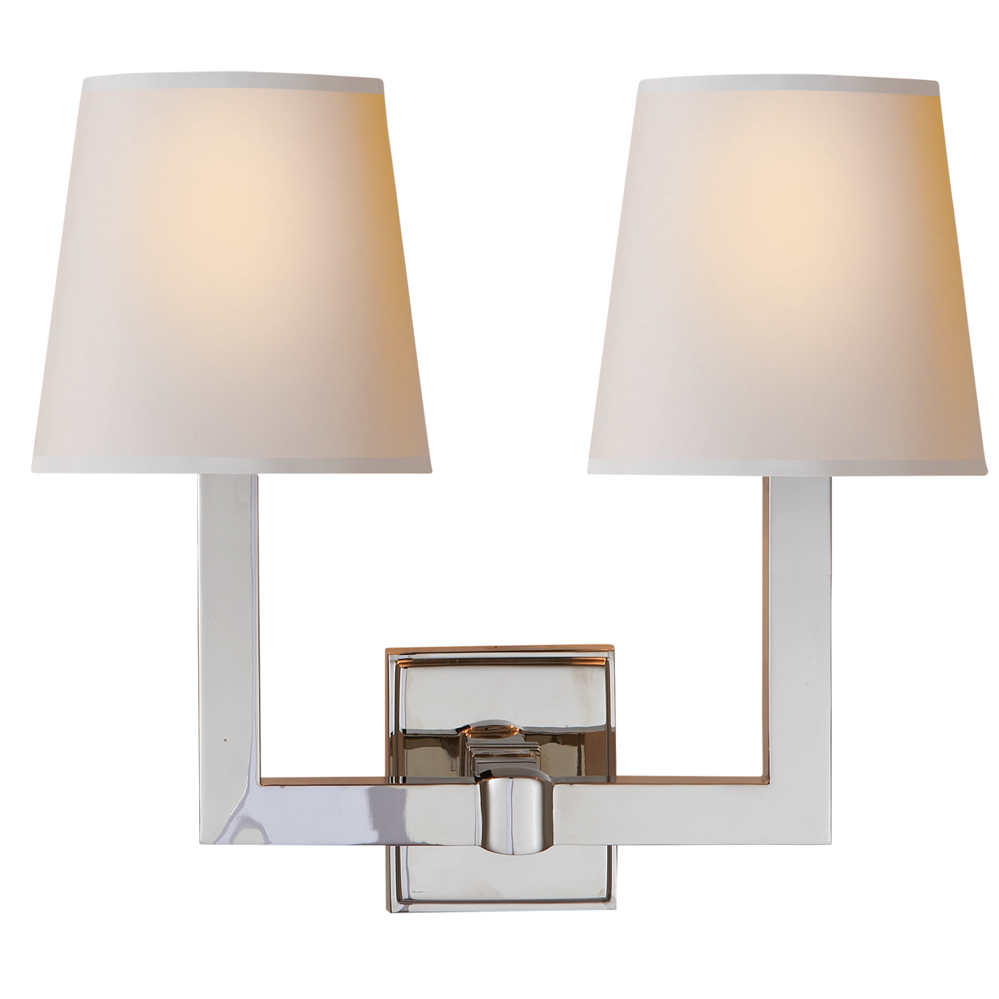Visual Comfort | Chapman & Myers | Square Tube Double Sconce