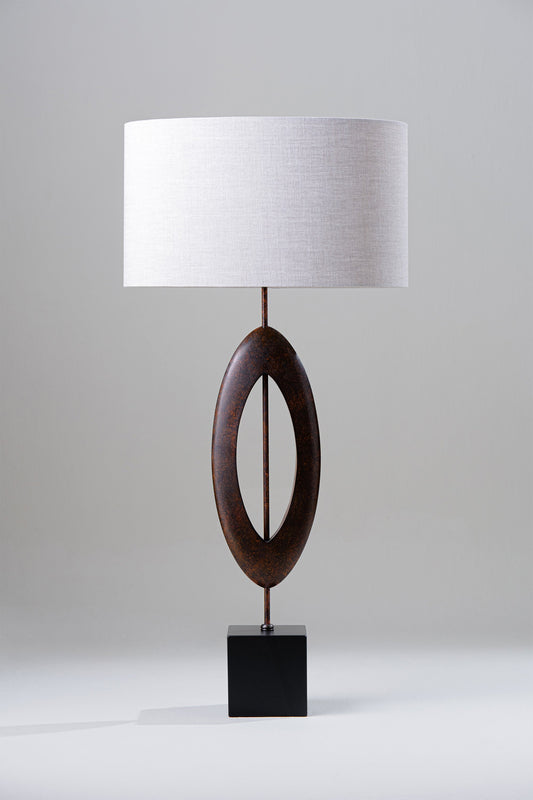 Sculpted Manhattan Lamp - Copper