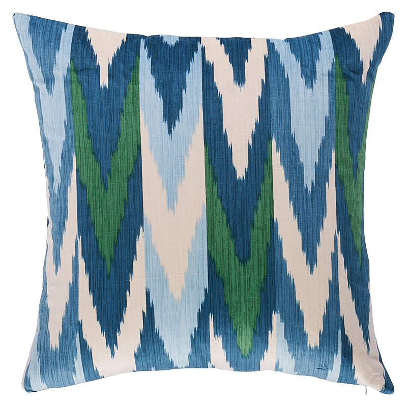 Schumacher | Kashgar Velvet Ikat Pillow fabric - SO17610405