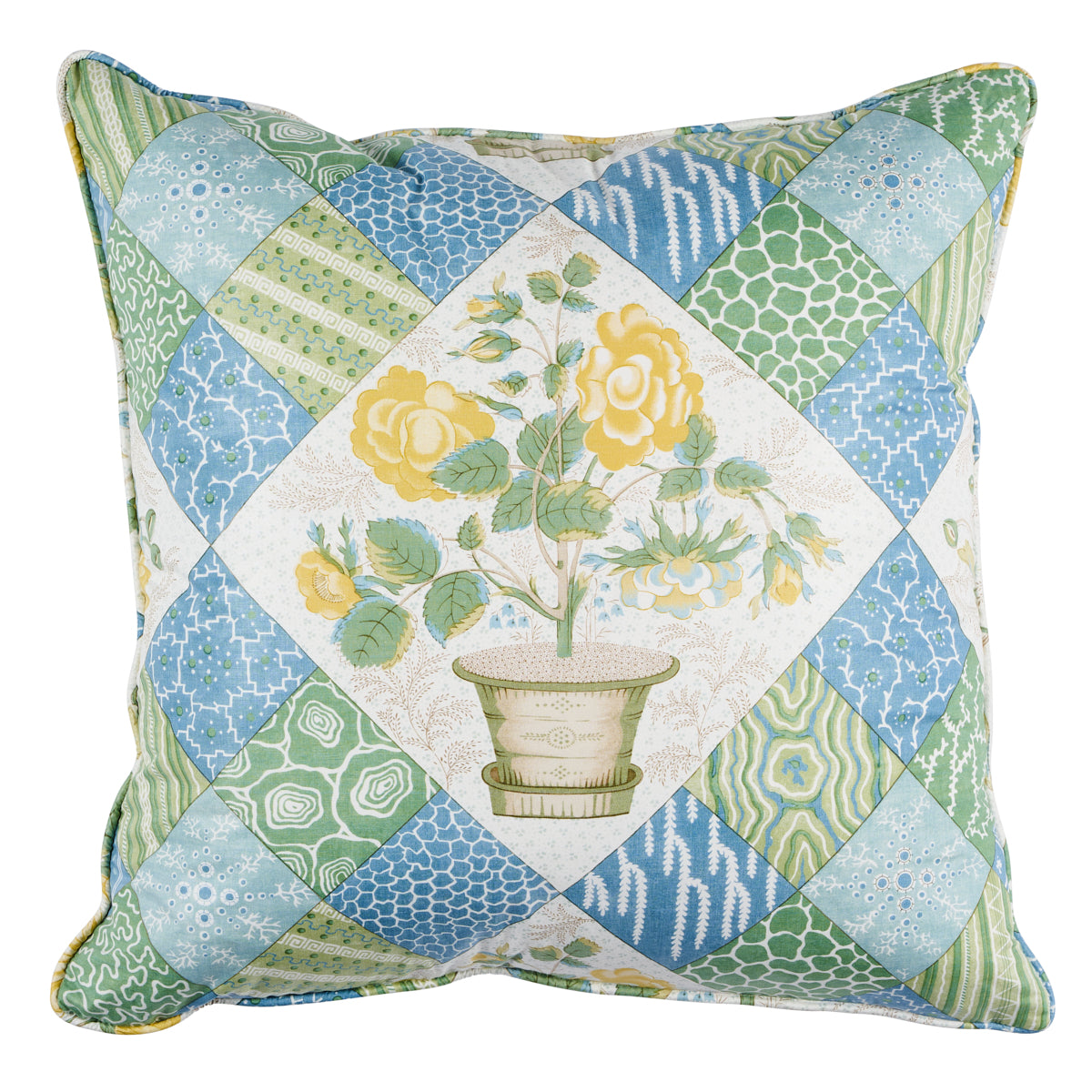 Schumacher | Caldwell Patchwork 20" Pillow fabric - SO18012005