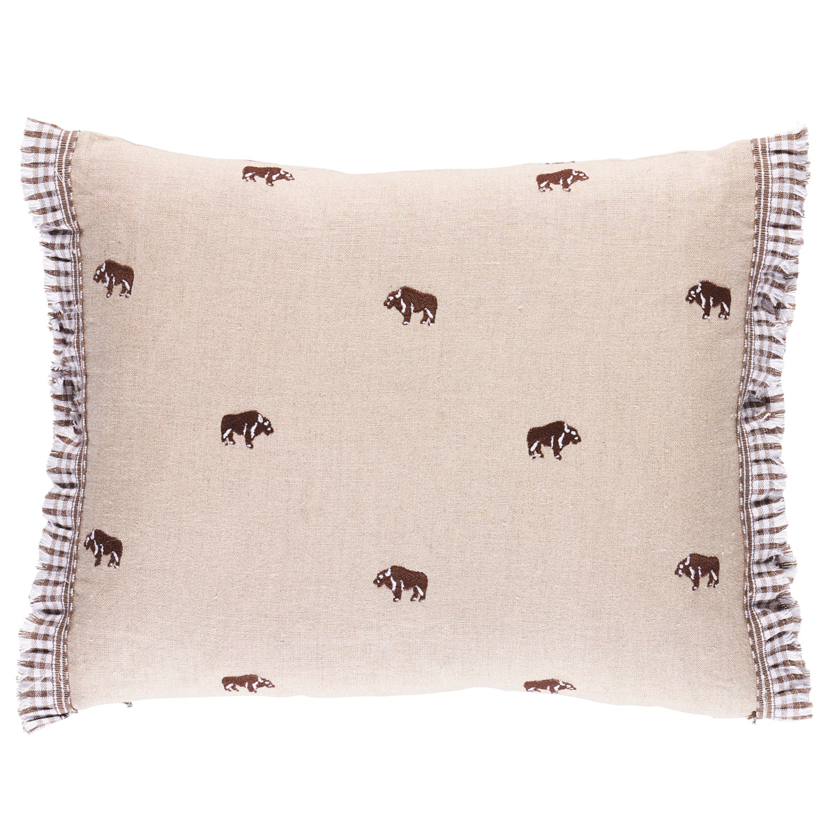 Schumacher | Buffalo Embroidery Pillow fabric - SO18045013