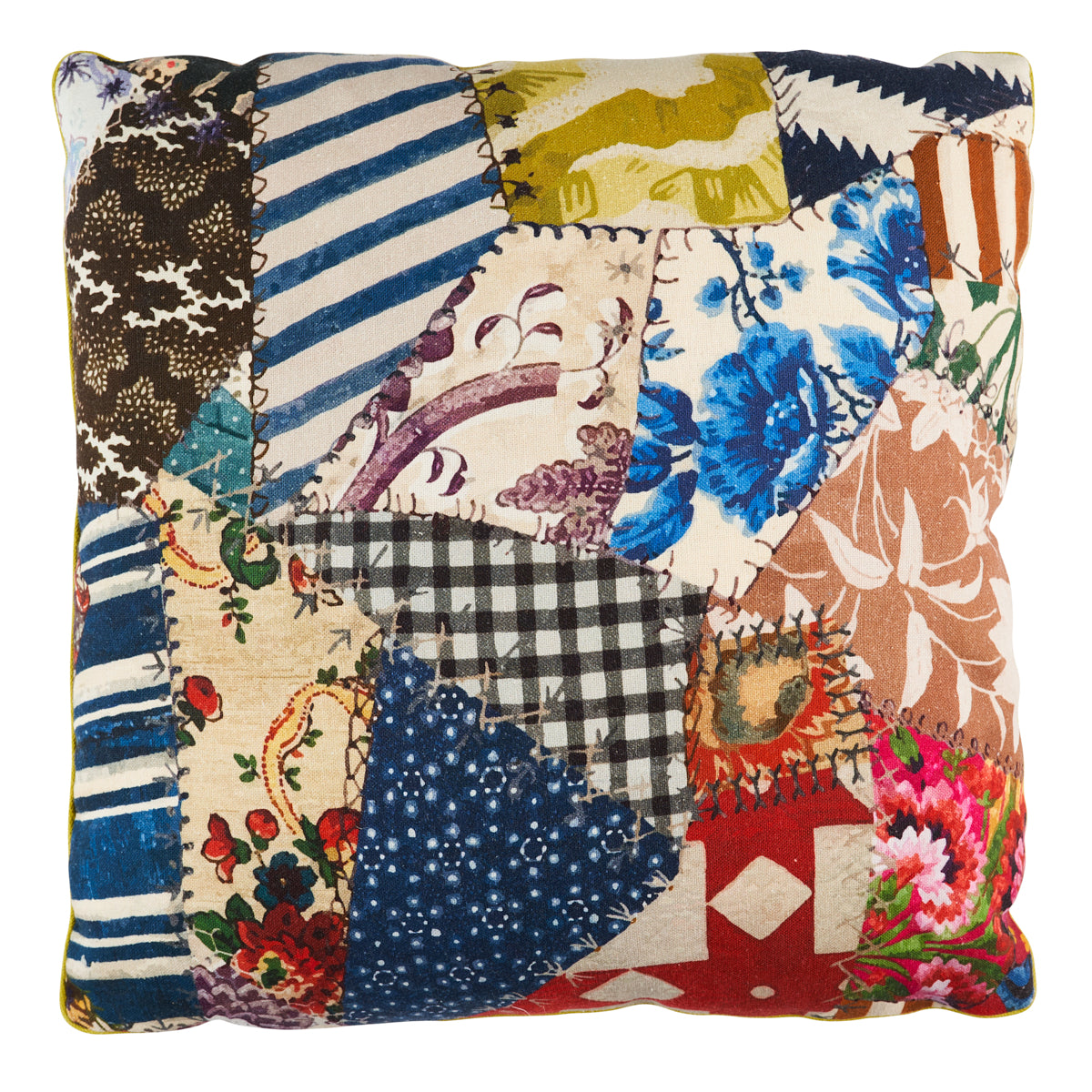 Schumacher | Hotch Potch Crazy Quilt Pillow fabric - SO18065004