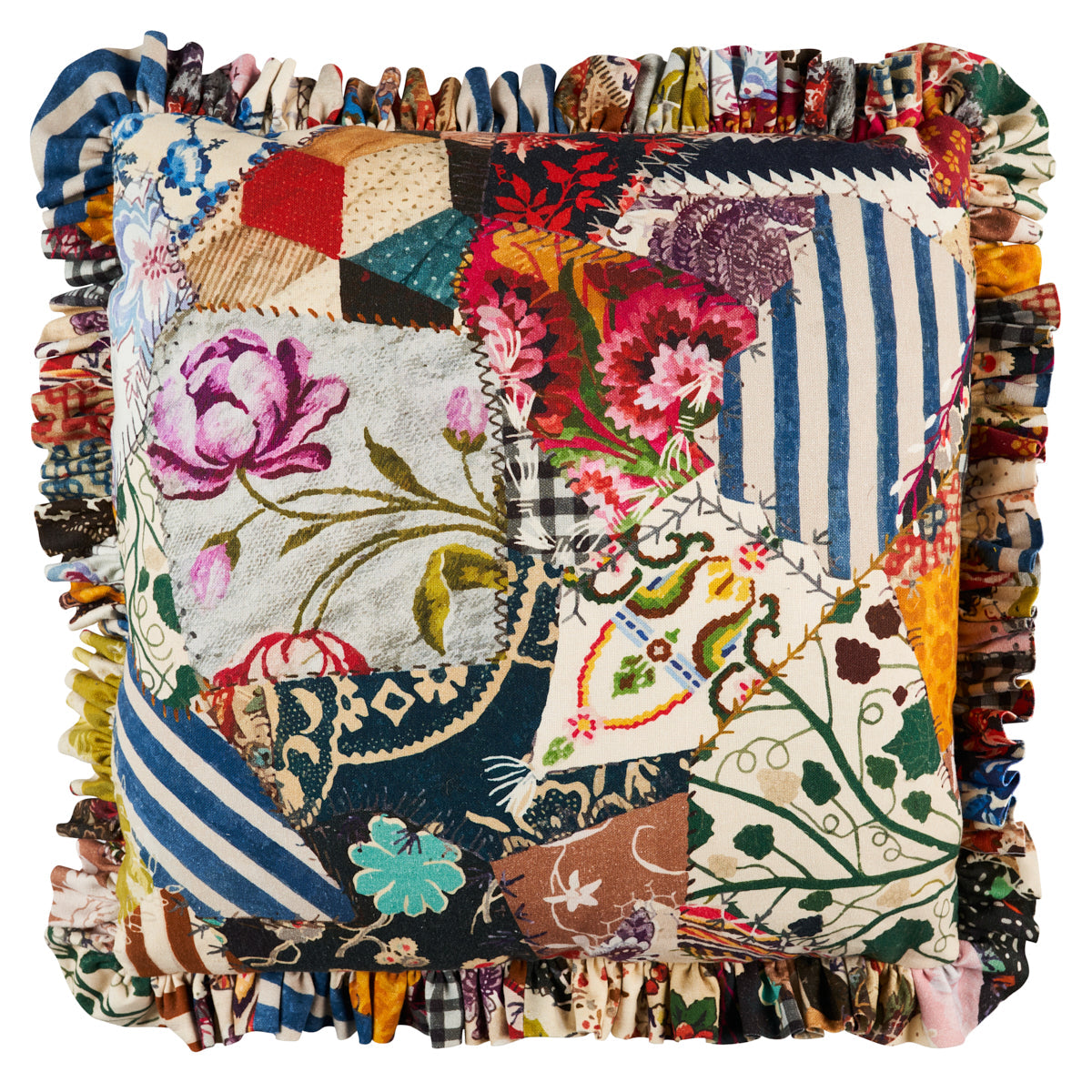 Schumacher | Hotch Potch Crazy Quilt Pillow fabric - SO18065005